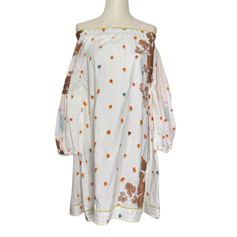 Rohka‎ Cotton Printed Mini Dress - Picture 2 of 11